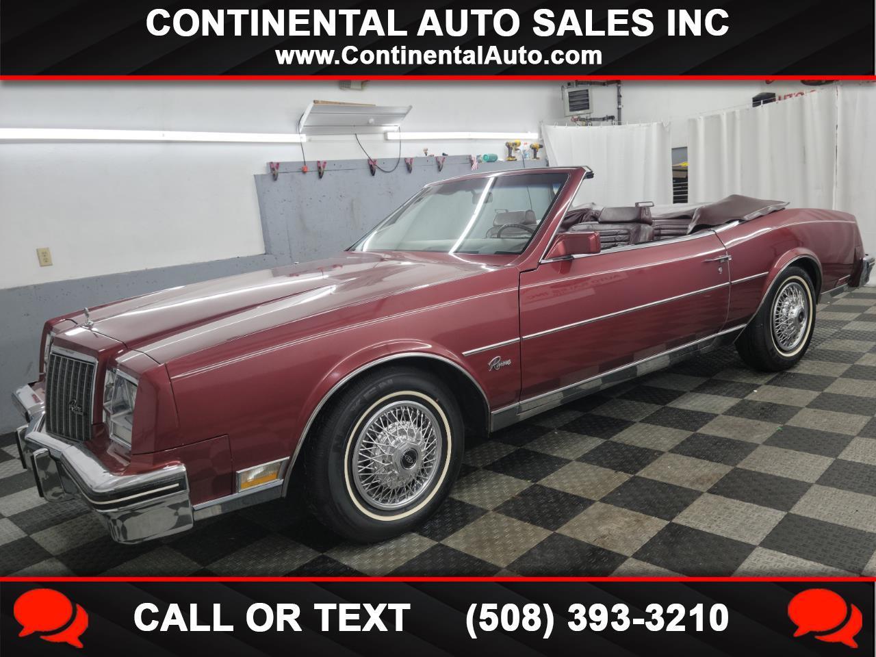 1983 Buick Riviera 2dr Coupe Convertible