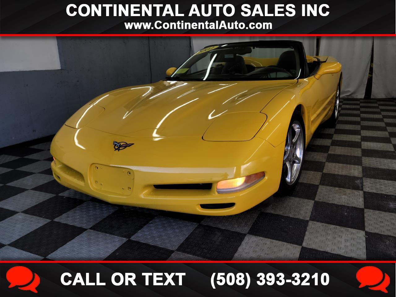 2002 Chevrolet Corvette 2dr Convertible