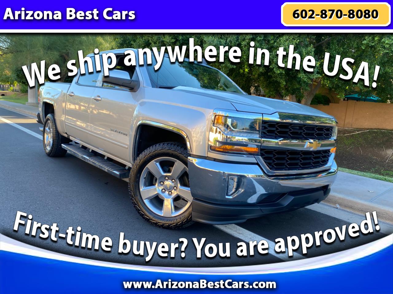 2018 Chevrolet Silverado 1500 2WD Crew Cab 143.5" LT w/1LT
