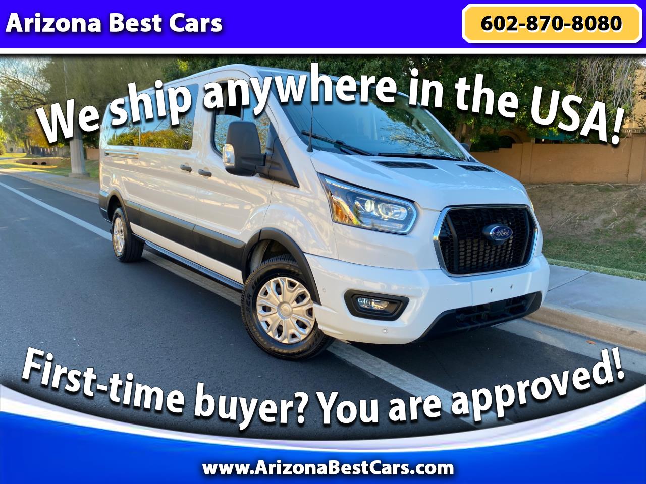 2023 Ford Transit Passenger Wagon T-350 148" Low Roof XLT RWD
