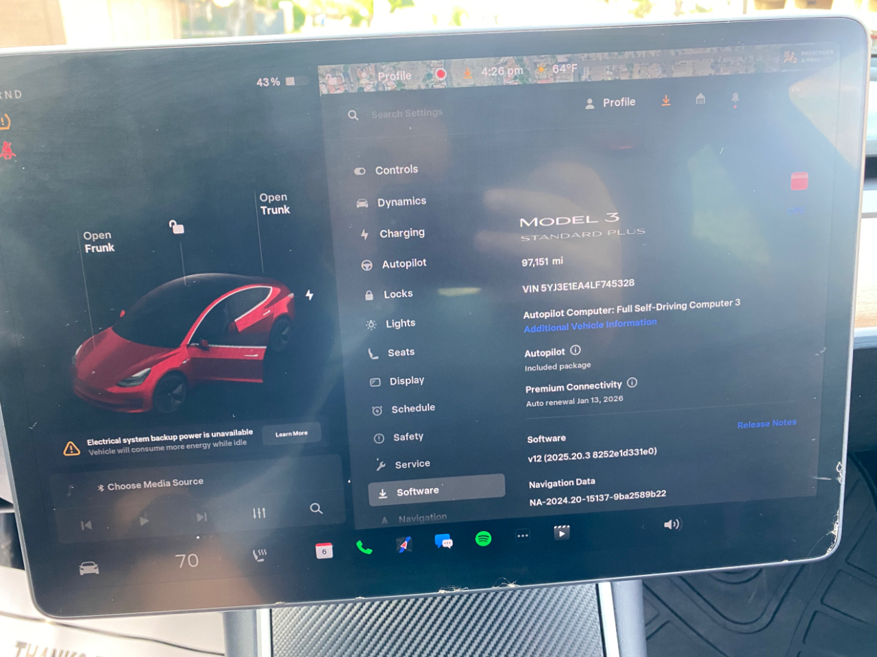 Tesla Model 3 Standard Range RWD 2020