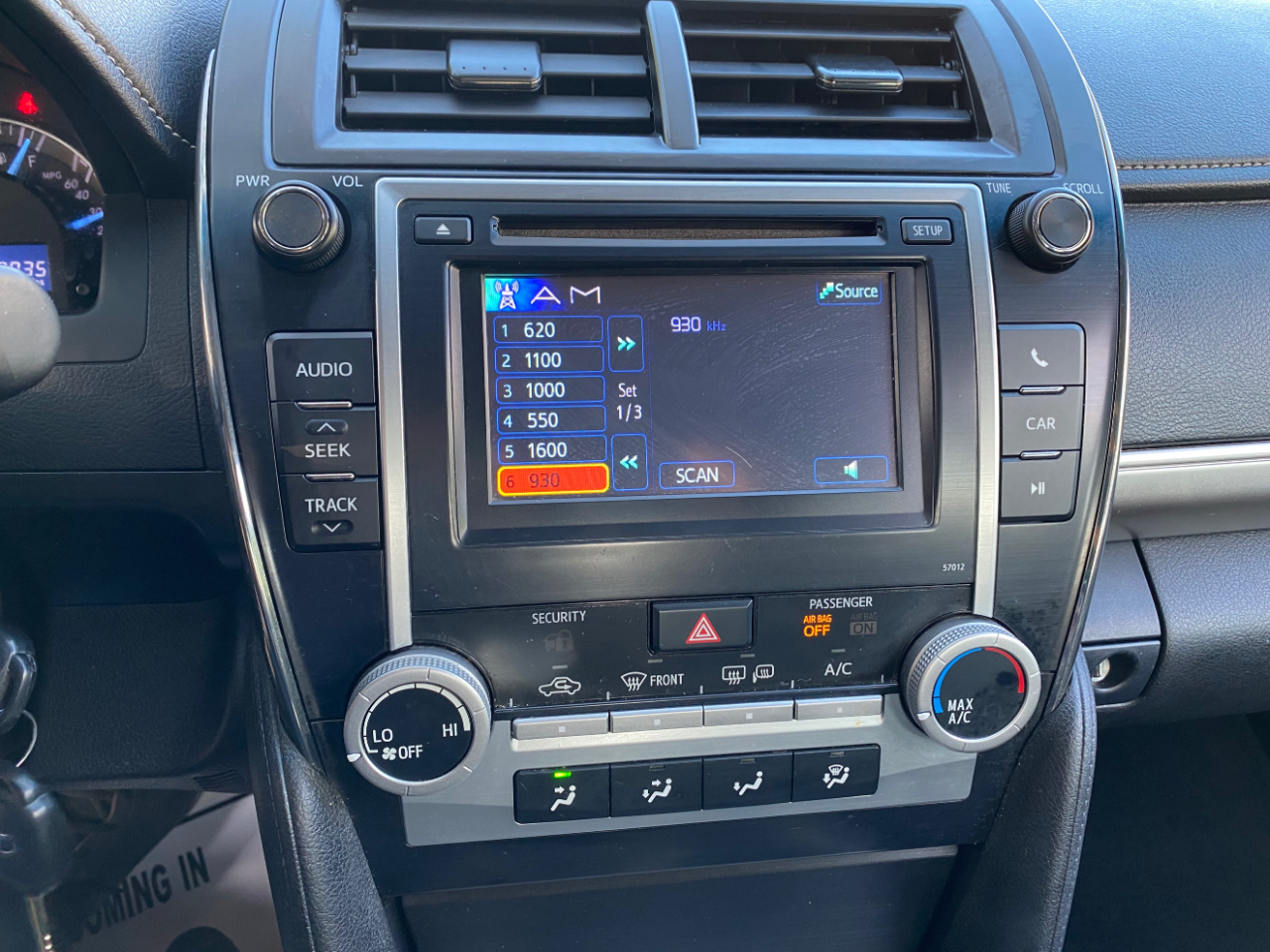 Toyota Camry 4dr Sdn I4 Auto SE Sport Limited Edition (Natl) 2012