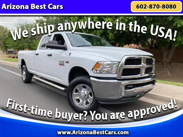White 2018 RAM 2500 Tradesman Crew Cab LB 4WD Pickup Truck Four-Wheel Drive Automatic