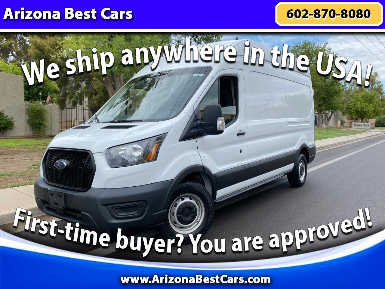 2021 Ford Transit Cargo Van T-250 148" Hi Rf 9070 GVWR RWD