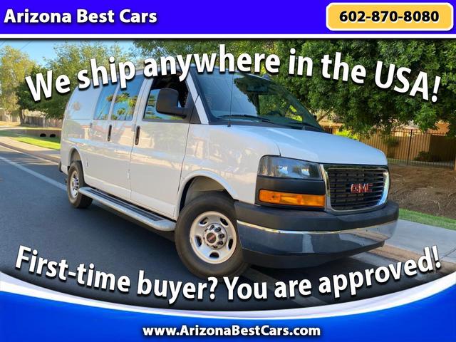 White 2025 GMC Savana Cargo 2500 RWD Van Rear-Wheel Drive Automatic