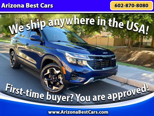 Dark Ocean Blue 2024 Kia Seltos EX AWD SUV / Crossover All-Wheel Drive Automatic