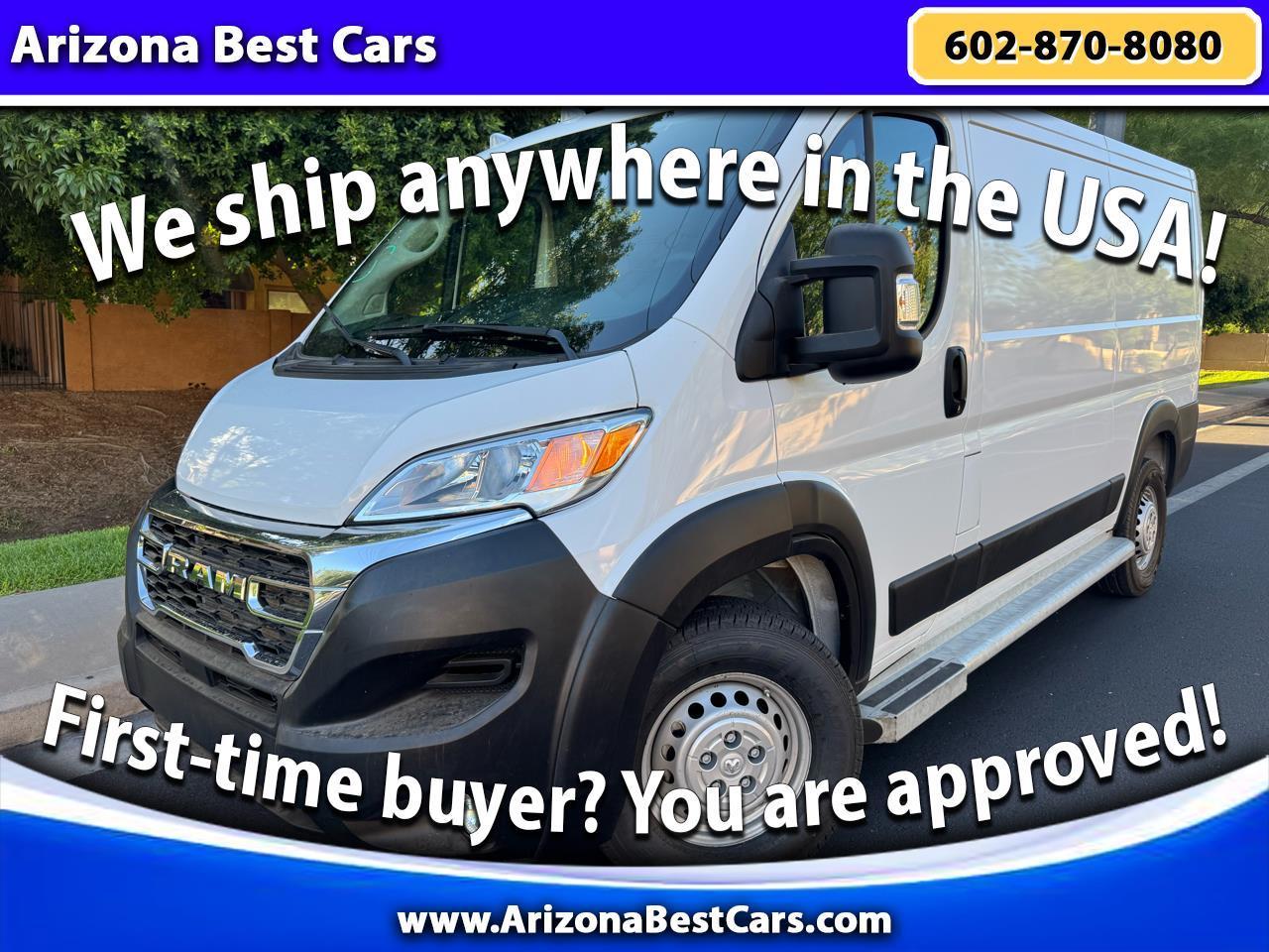 2025 RAM ProMaster Cargo Van Tradesman 2500 Low Roof 136" WB w/Pass Seat