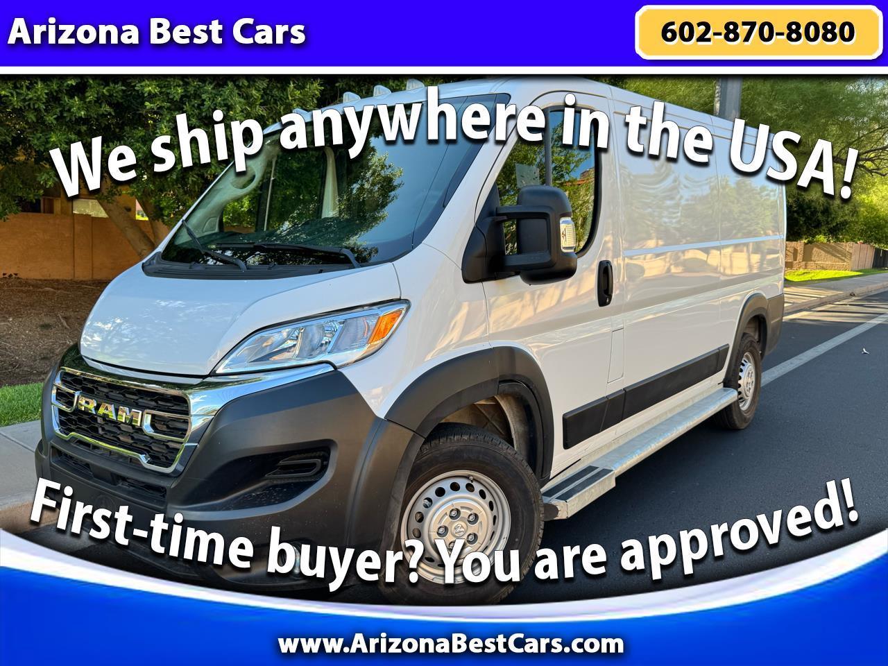 2025 RAM ProMaster Cargo Van Tradesman 2500 Low Roof 136" WB w/Pass Seat