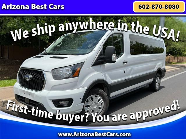 White 2024 Ford Transit Passenger Van Rear-Wheel Drive Automatic