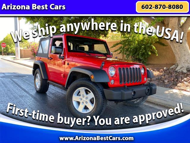 Red 2016 Jeep Wrangler SUV / Crossover Four-Wheel Drive Manual