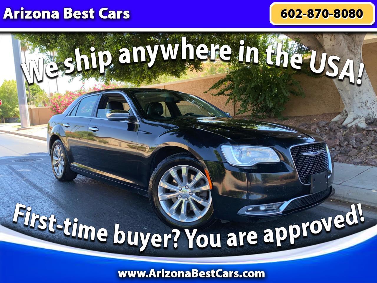 Black 2019 Chrysler 300 Sedan All-Wheel Drive Automatic