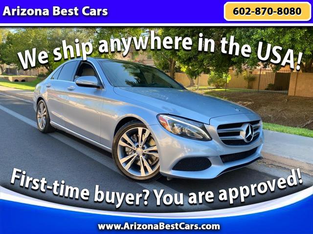 Silver 2015 Mercedes-Benz C-Class Sedan All-Wheel Drive Automatic