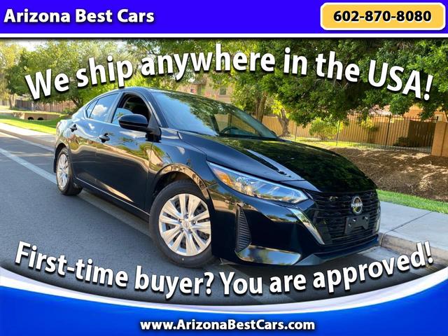 Black 2025 Nissan Sentra Sedan Front-Wheel Drive Automatic