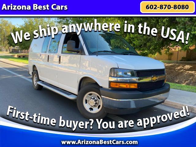 White 2025 Chevrolet Express Cargo Van Rear-Wheel Drive Automatic