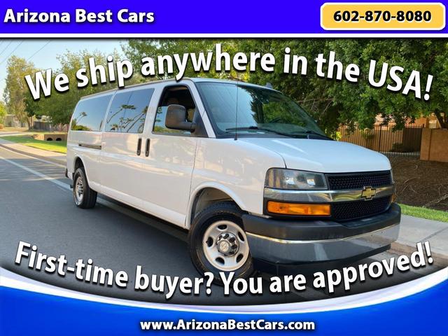 White 2019 Chevrolet Express Van Rear-Wheel Drive Automatic
