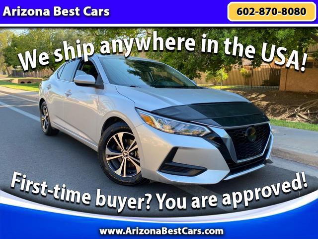 Silver 2022 Nissan Sentra Sedan Front-Wheel Drive Automatic