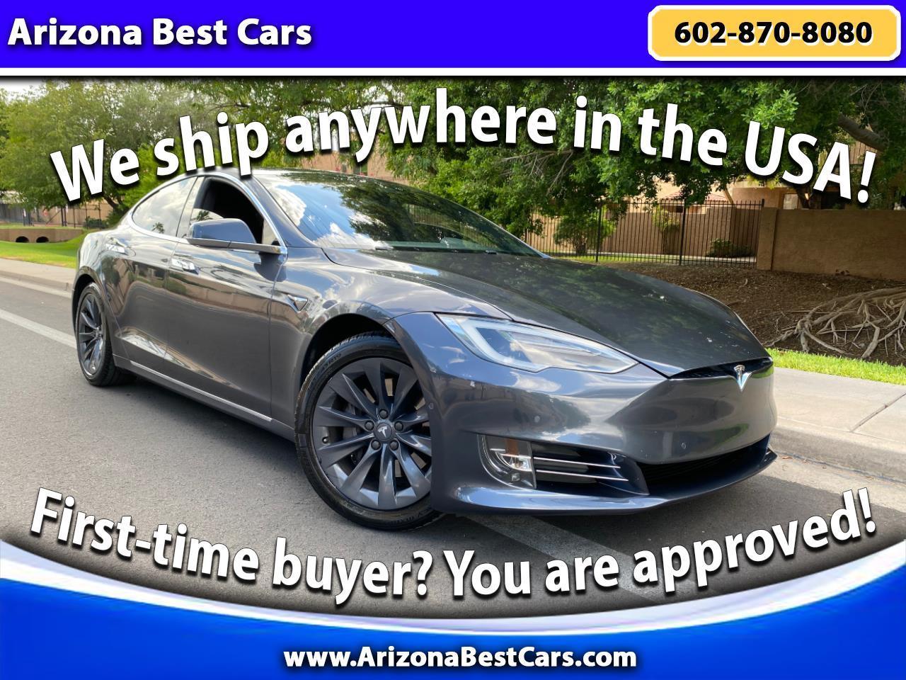 Gray 2018 Tesla Model S Sedan All-Wheel Drive Automatic