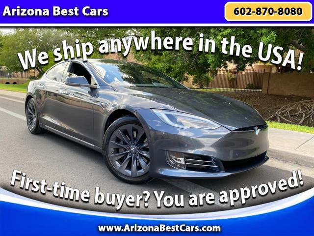 Gray 2018 Tesla Model S Sedan All-Wheel Drive Automatic