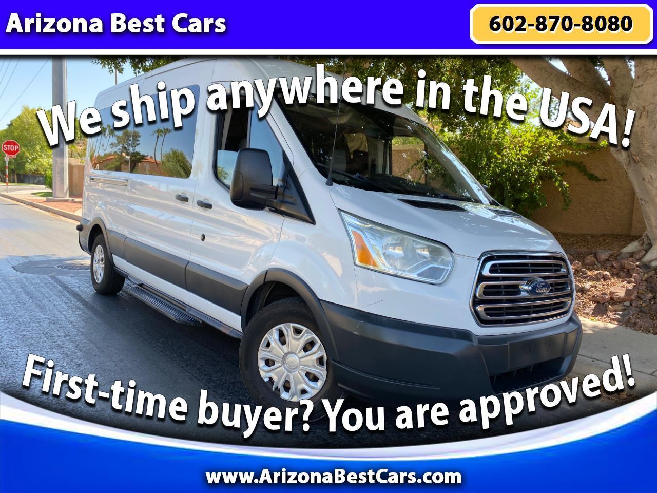 Ford Transit Wagon T-350 148" Med Roof XLT Sliding RH Dr 2016