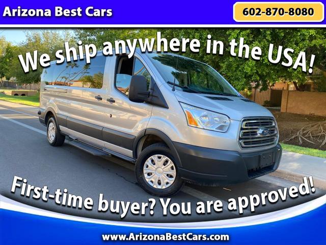 Silver 2017 Ford Transit Passenger Van Rear-Wheel Drive Automatic