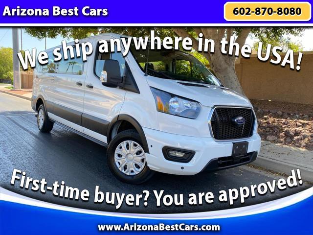 White 2024 Ford Transit Passenger Van Rear-Wheel Drive Automatic
