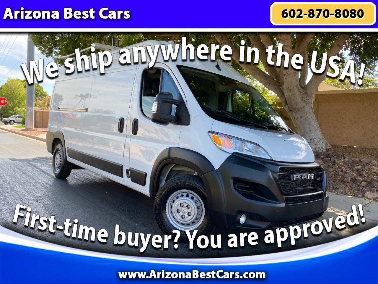 RAM ProMaster Cargo Van Tradesman 2500 High Roof 159" WB w/Pass Seat 2024