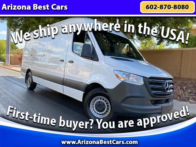White 2025 Mercedes-Benz Sprinter Cargo Van Rear-Wheel Drive Automatic