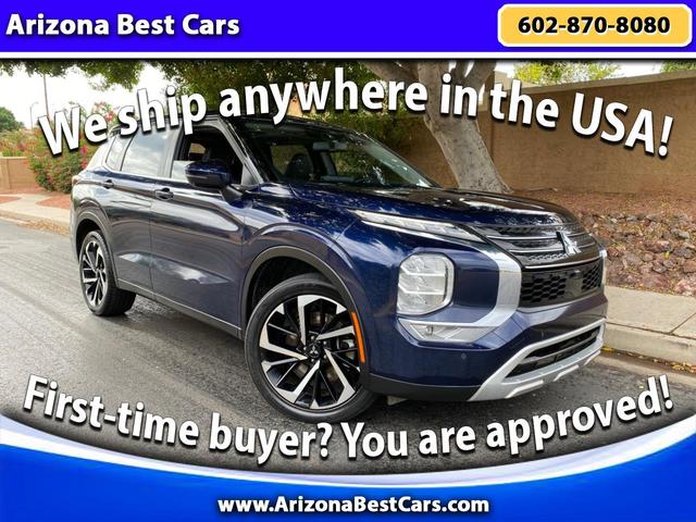 Blue 2023 Mitsubishi Outlander SUV / Crossover Front-Wheel Drive Automatic