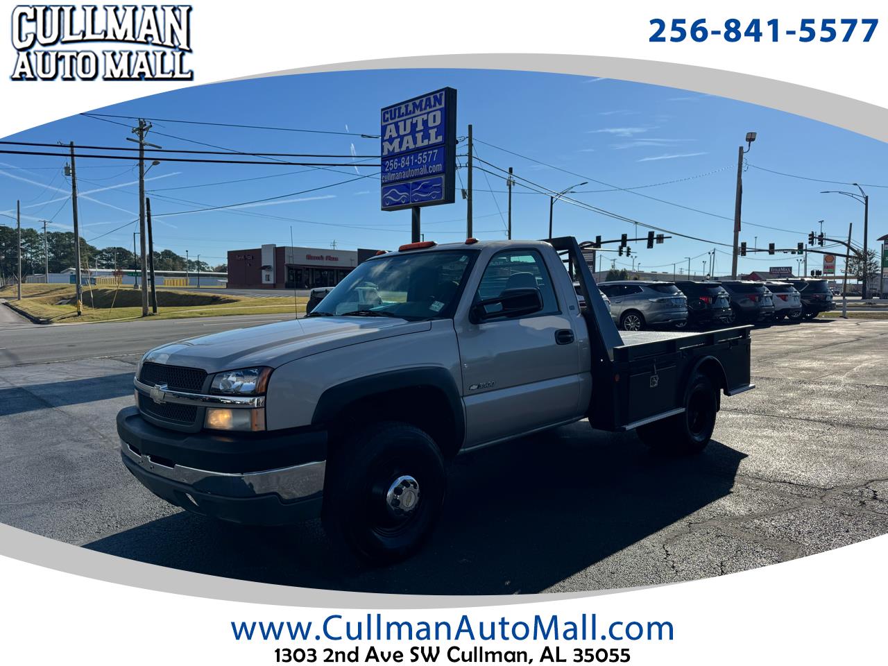 2004 Chevrolet Silverado 3500 Reg Cab 137.0" WB, 60.4" CA 4WD