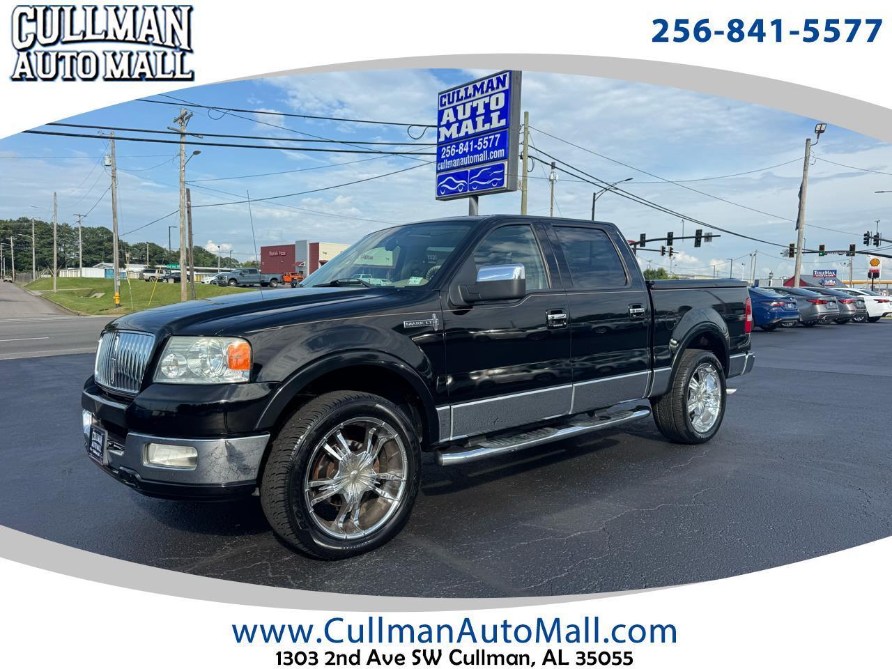 Black 2006 Lincoln Mark LT Pickup Truck Four-Wheel Drive Automatic