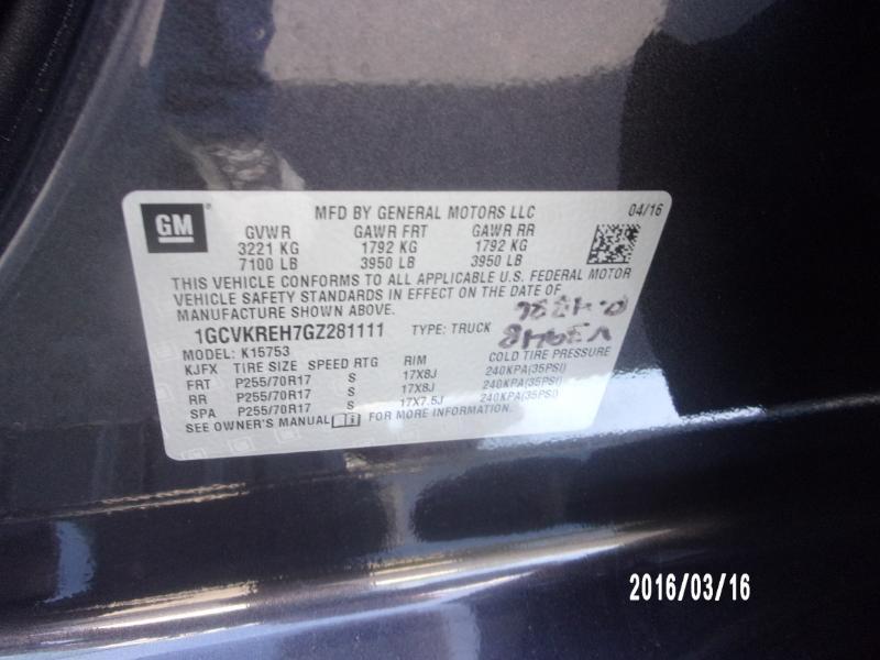 Chevrolet Silverado 1500 LT Double Cab 4WD 2016