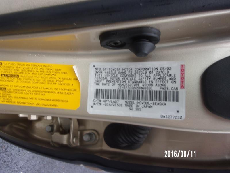 Lexus ES 300 Sedan 2002
