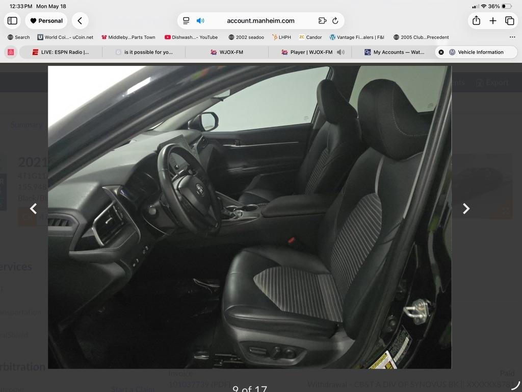 Toyota Camry XSE V6 2021