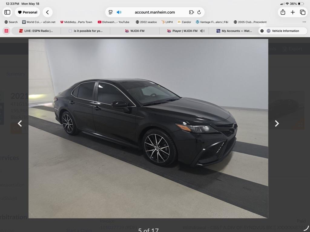 Toyota Camry XSE V6 2021