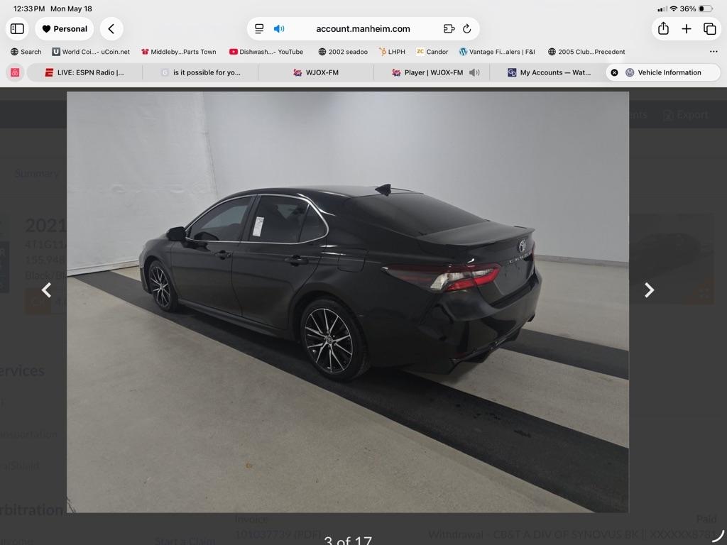 Toyota Camry XSE V6 2021