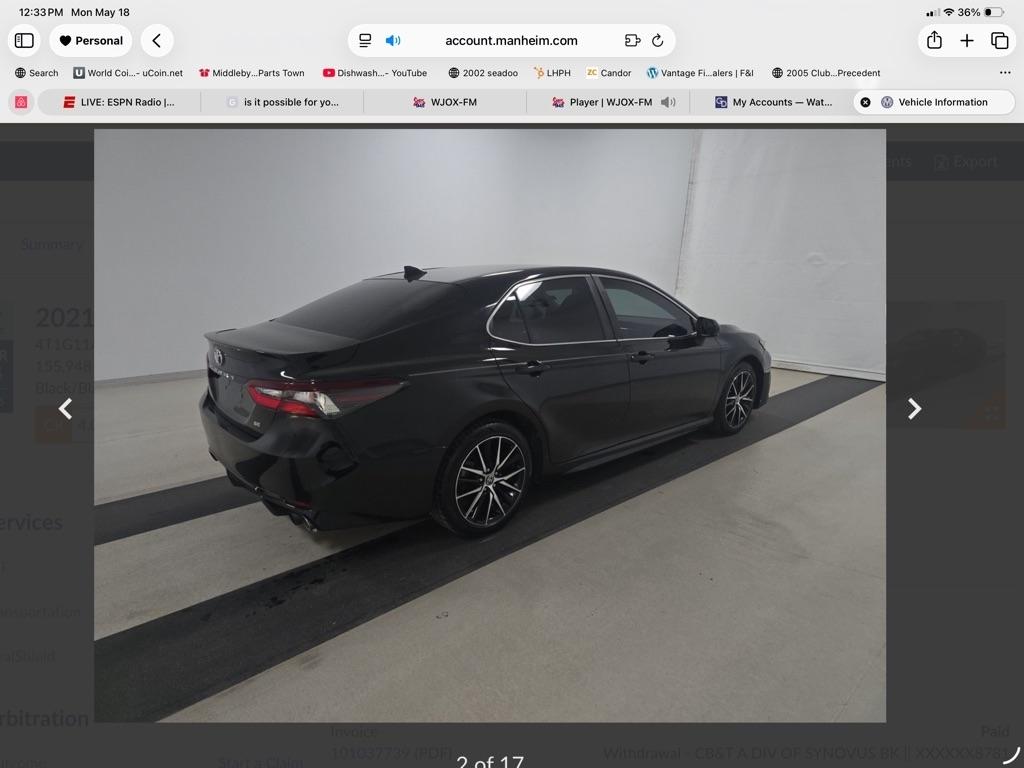 Toyota Camry XSE V6 2021