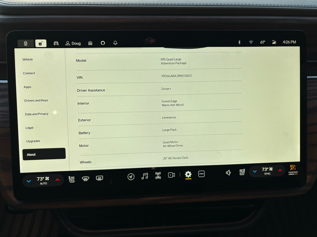 Rivian R1S Adventure Quad-Motor Large Pack 2024