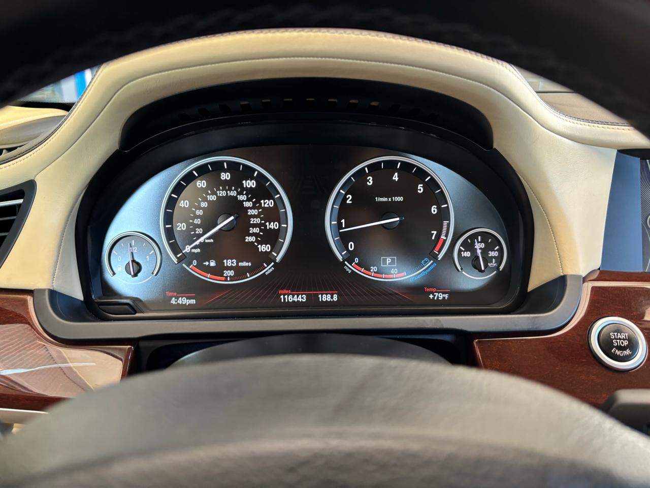 BMW 7 Series 4dr Sdn 750Li RWD 2012