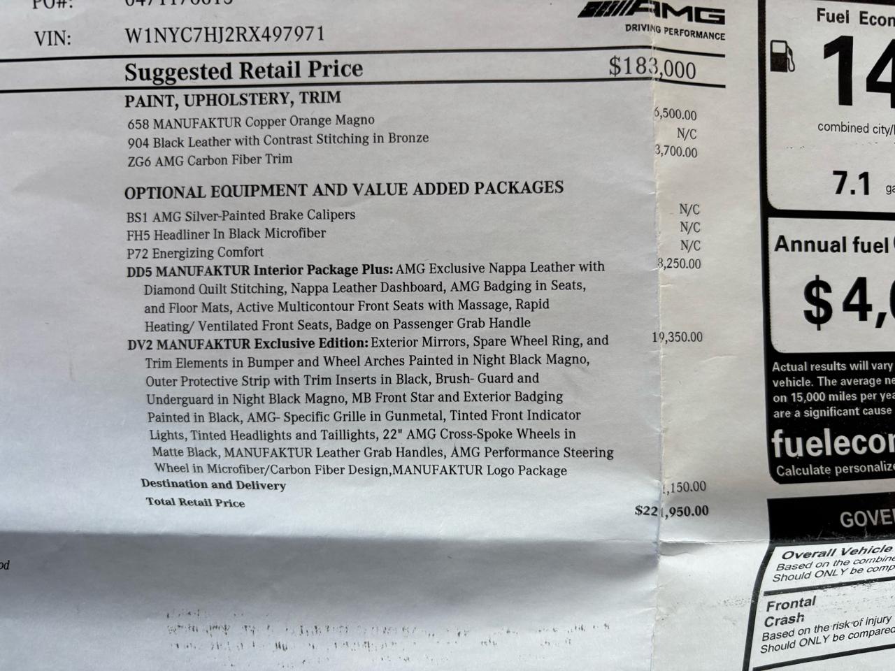 Mercedes-Benz G-Class AMG G 63 4MATIC SUV 2024