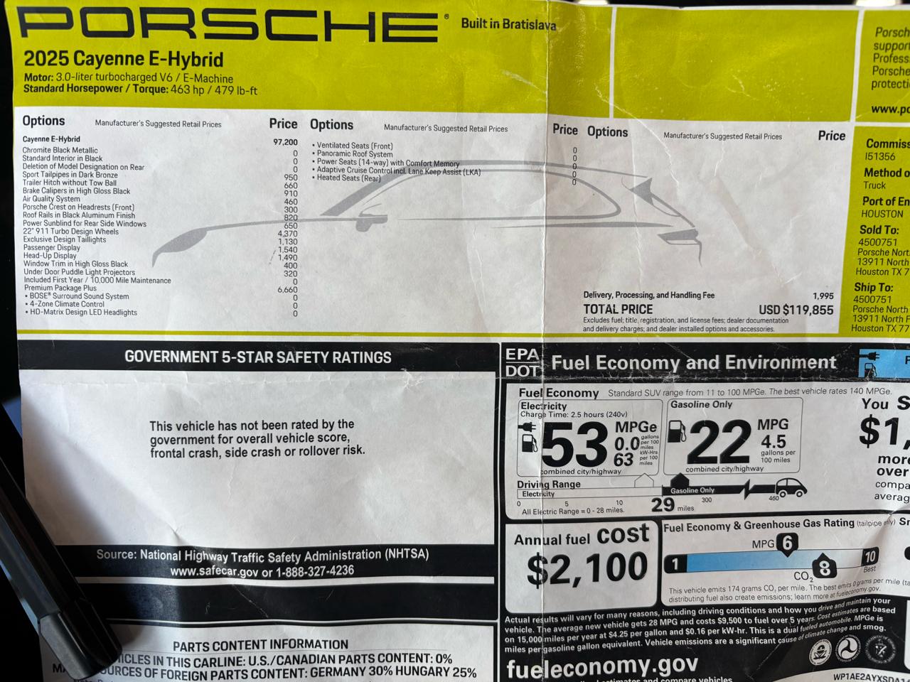 2025 Porsche Cayenne E-Hybrid - Photo 34