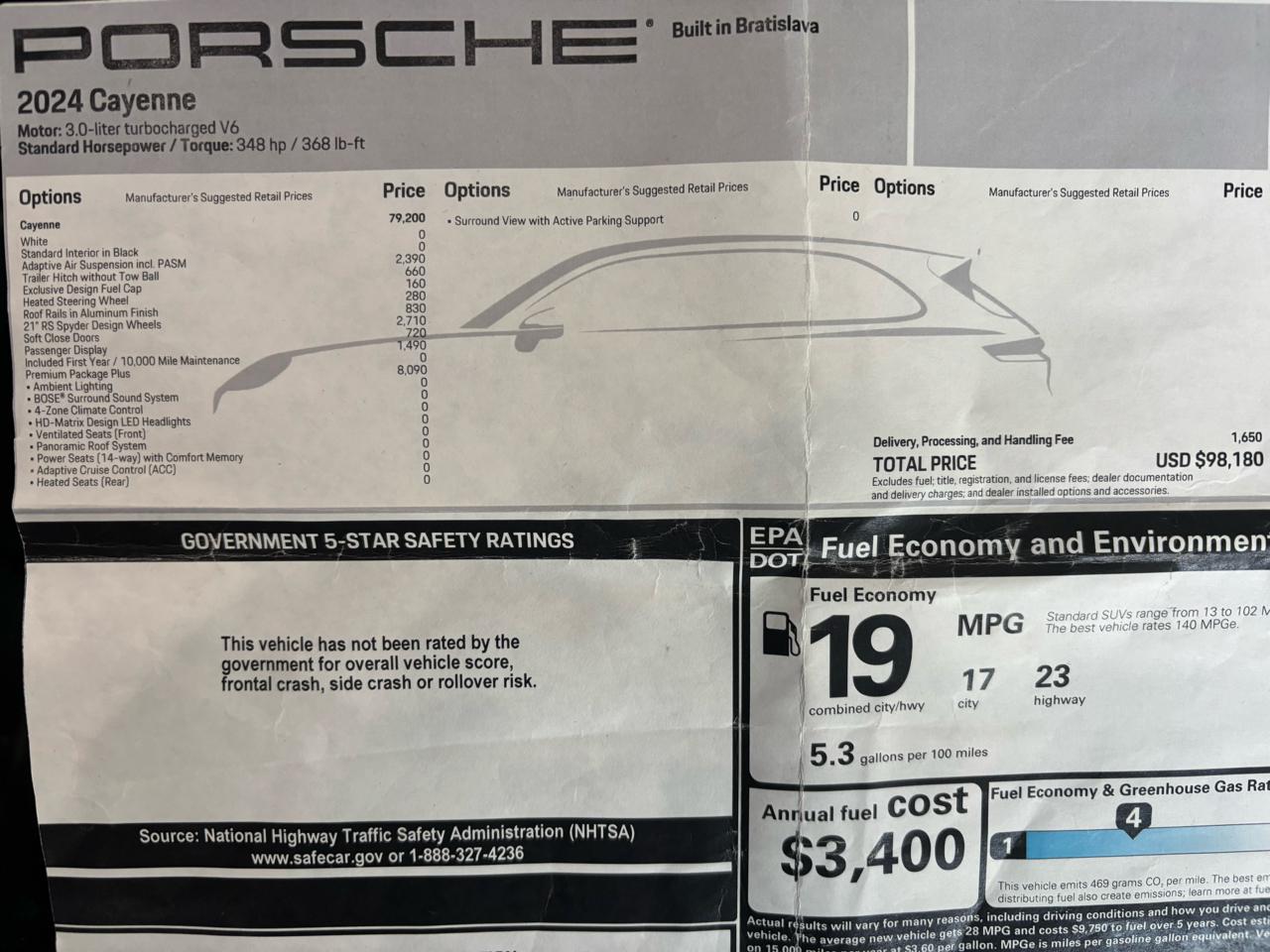 Porsche Cayenne AWD 2024