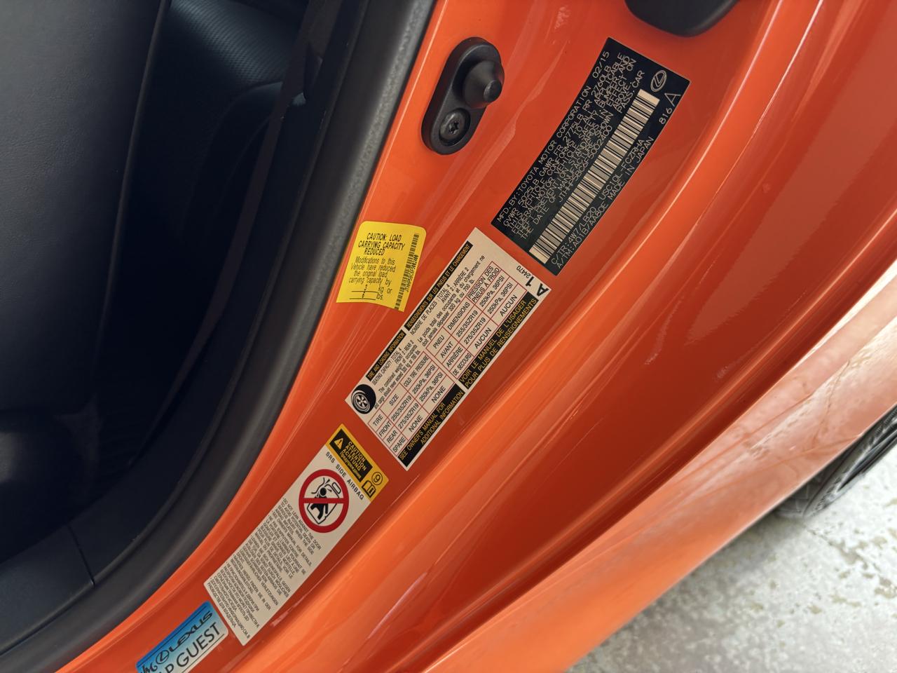 Lexus RC F 2dr Cpe 2015