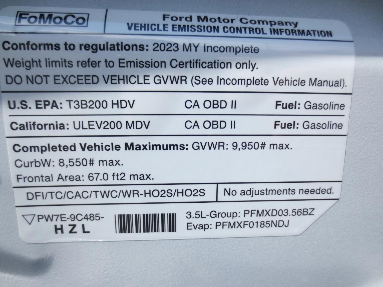 Ford Transit T-350 2023