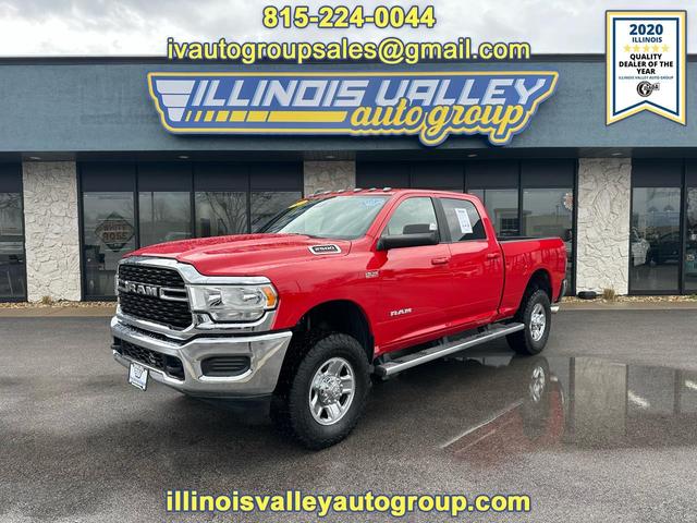 Red 2022 RAM 2500 Big Horn Crew Cab 4WD Pickup Truck Four-Wheel Drive Automatic