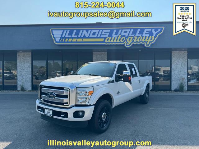 White 2016 Ford F-250 Super Duty Pickup Truck Four-Wheel Drive Automatic