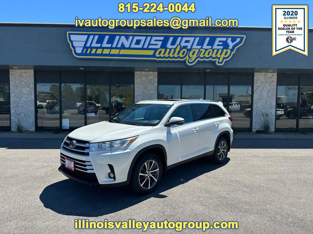 Toyota Highlander XLE AWD V6 2019