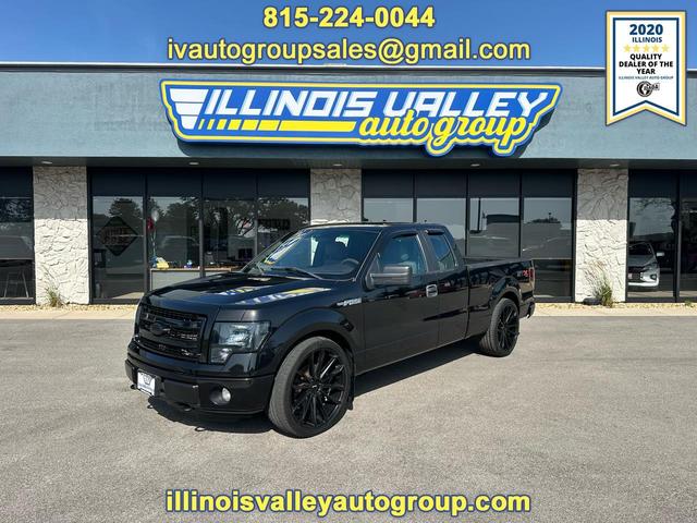 Black 2012 Ford F-150 Pickup Truck Four-Wheel Drive Automatic