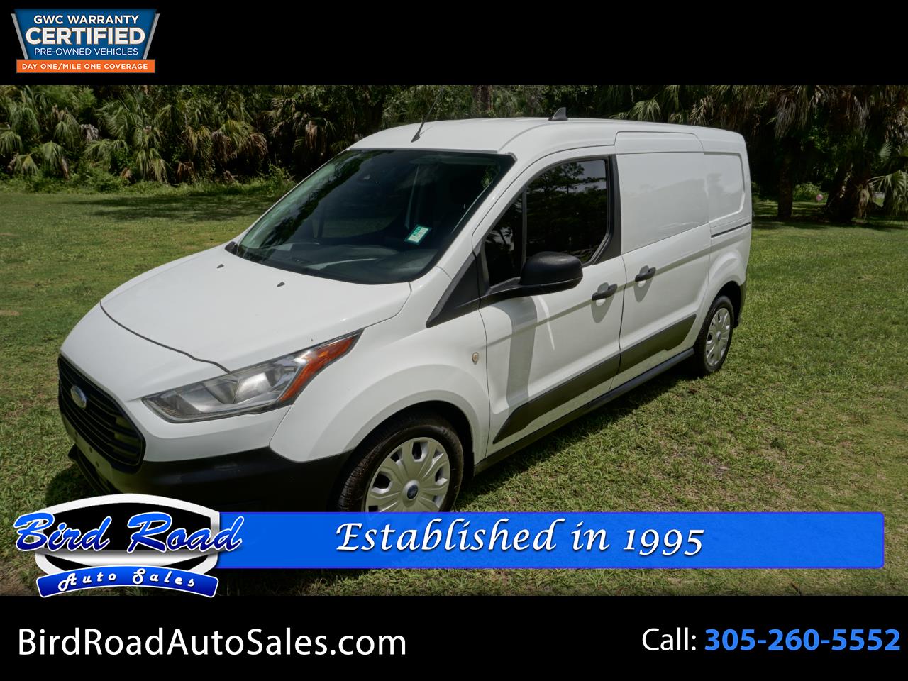 2019 Ford Transit Connect Van XL LWB w/Rear Symmetrical Doors  WARRANTY INCLUDED