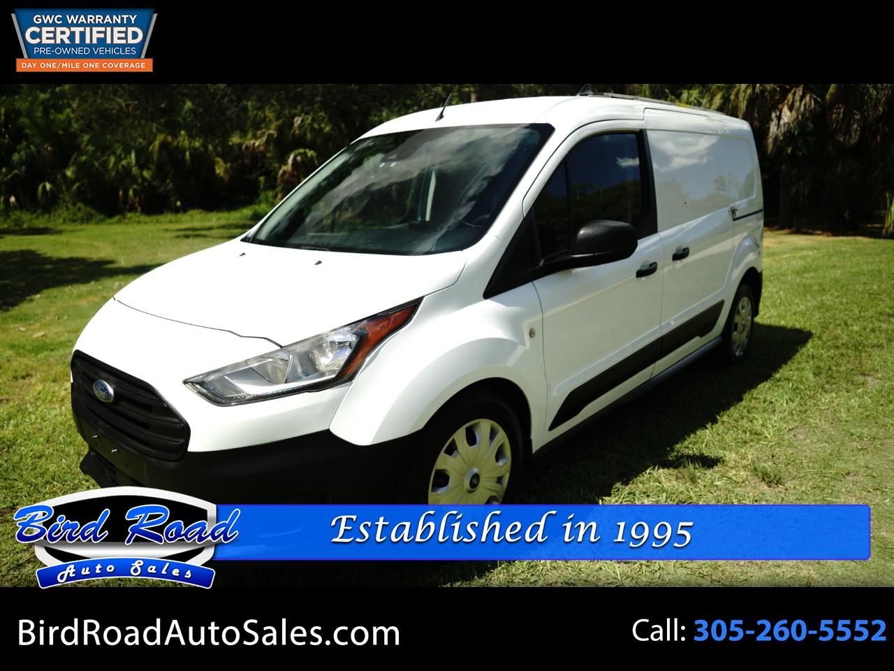 2020 Ford Transit Connect Van XL LWB w/Rear Symmetrical Doors WARRANTY INCLUDED