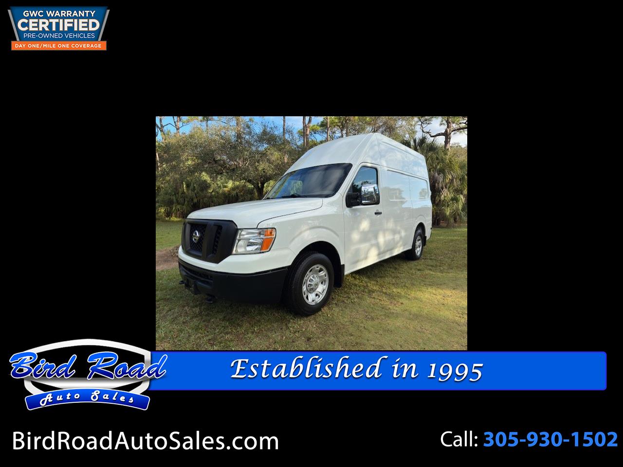 2021 Nissan NV Cargo NV2500 HD High Roof V8 SV